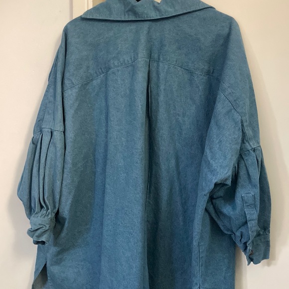 Athena Newton Denim Smock Top - Picture 17 of 17